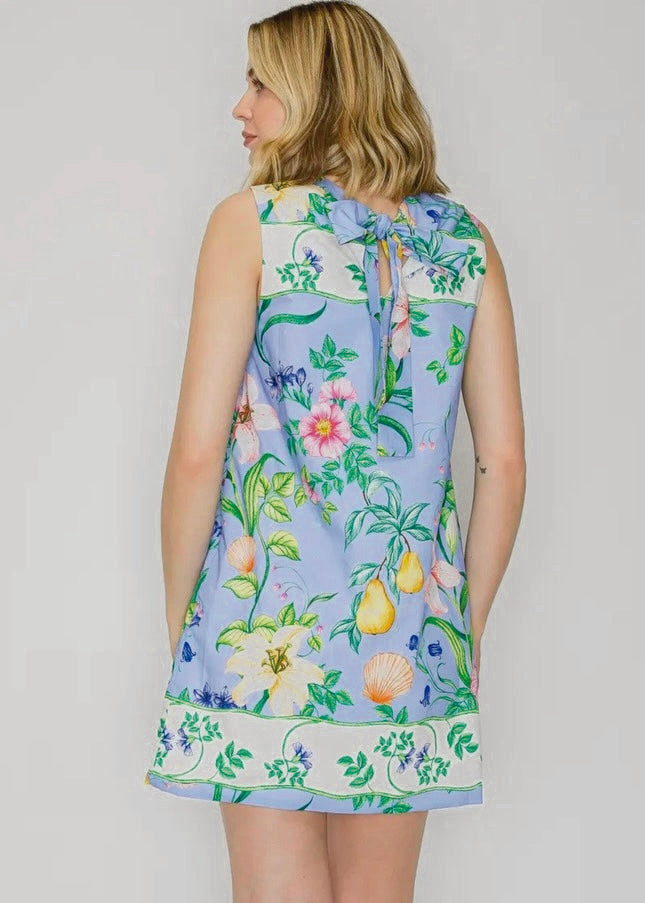 Romantic Summer Garden Mini Dress