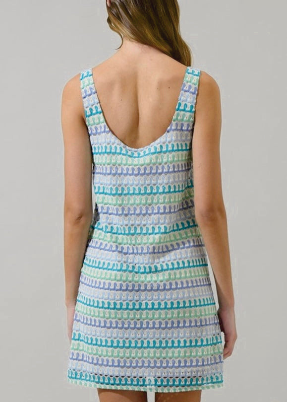 Stylish Widley Crochet Mini Dress