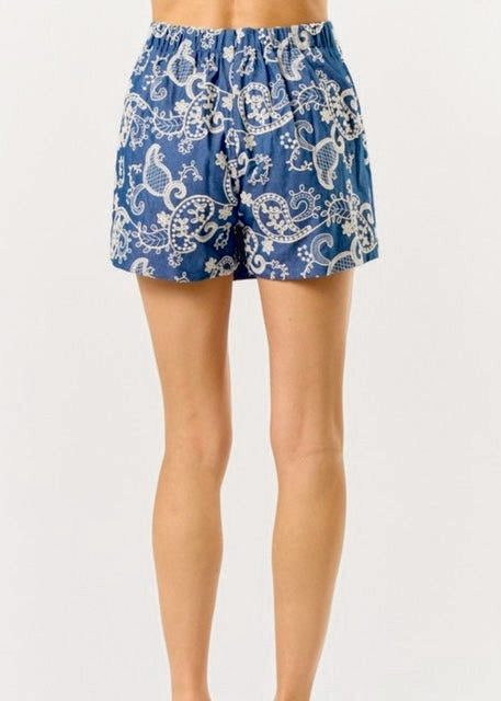 Stylish Printed Mini Wrap Skort