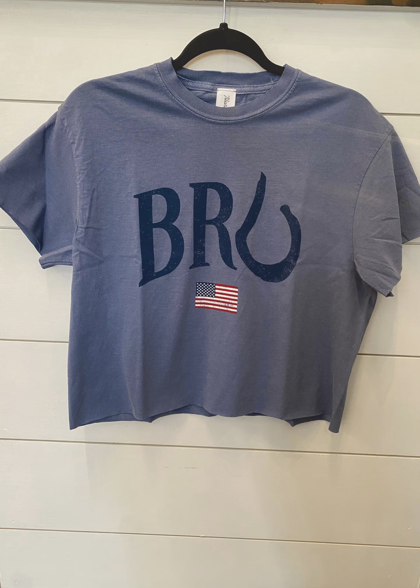 Vintage Bru Graphic Crop Top