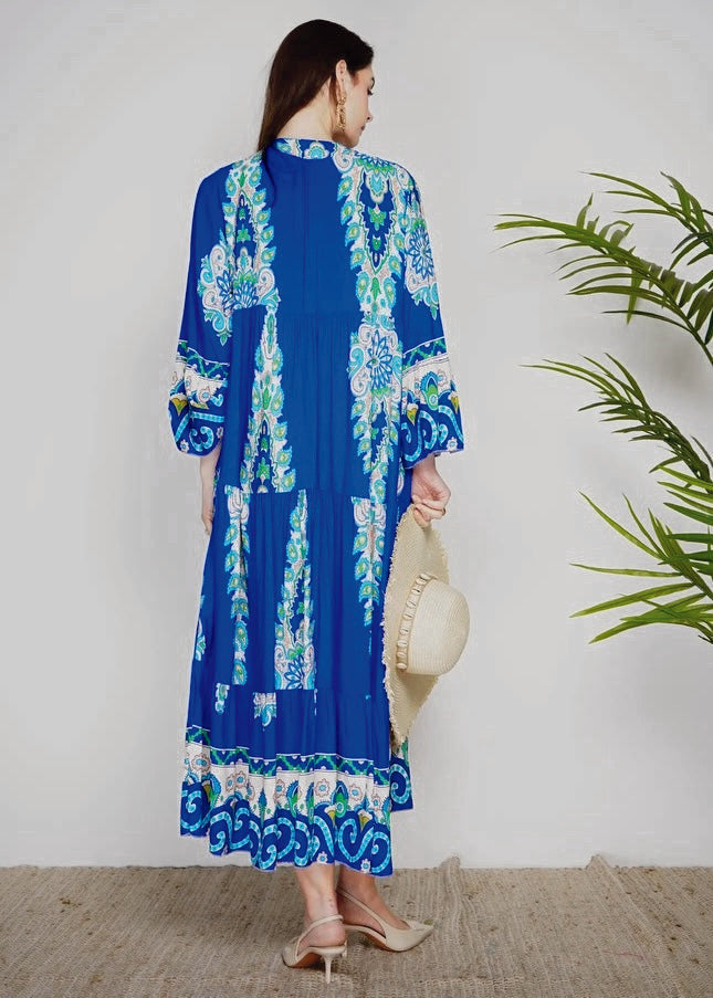 Regal Printed Dress