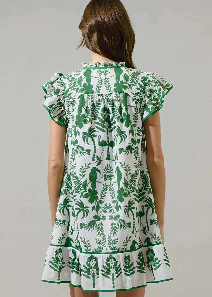 Chic Davina Floral Shift Mini Dress