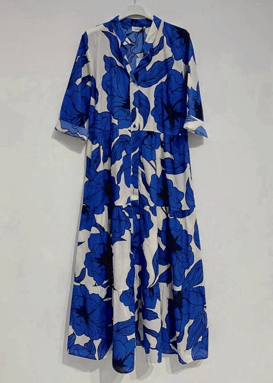 Regal Printed Cotton Voile Dress