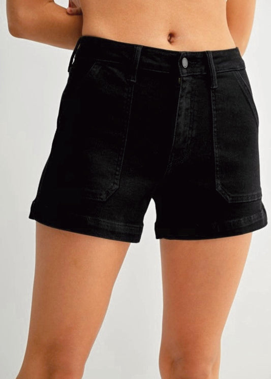 Reliable Black Original Utility Shorts