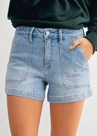 Stylish Light Denim Original Utility Short